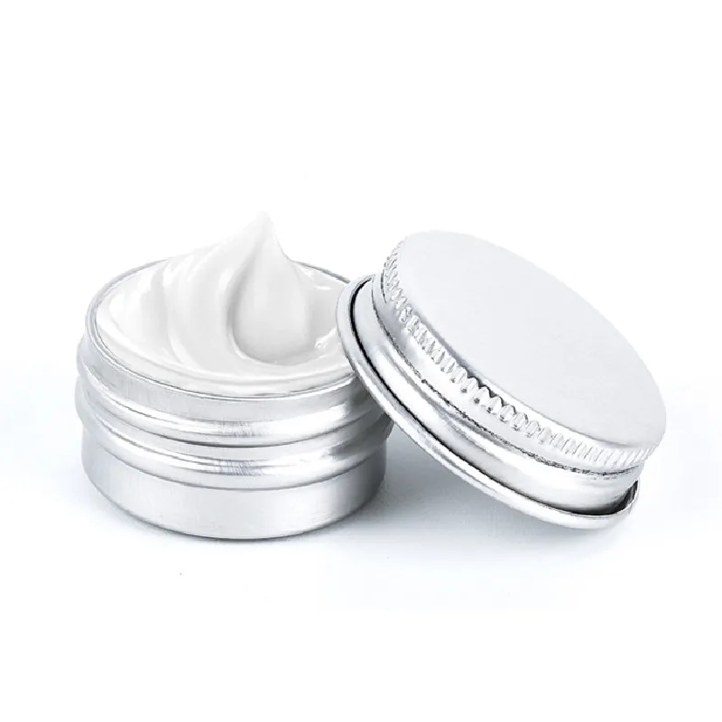 Food Grade 5-250ml Silver Aluminum Cream Tin Can Wide Mouth Metal Candle Jar with Lid