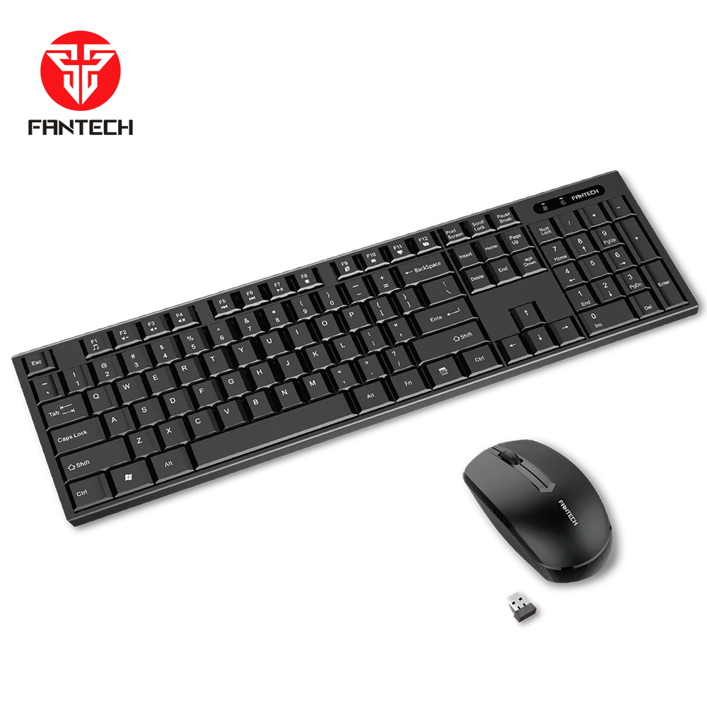 Оптовая продажа Fantech WK893 дешевая Профессиональная беспроводная клавиатура и мышь для