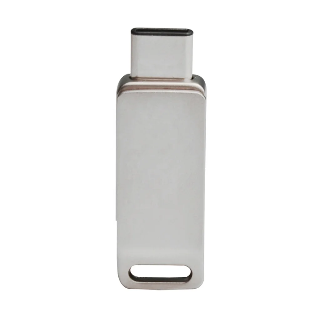 MC02 Dual Port Custom Metal Housing Free Logo Wedding Gifts OTG USB Pendrives 3.0 8 16 32 64 128G Pendrive