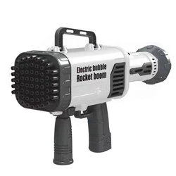 2022 New Outdoor Toys 64 Hole Soap Bazooka Bubble  Gun Machine Toys For Kids