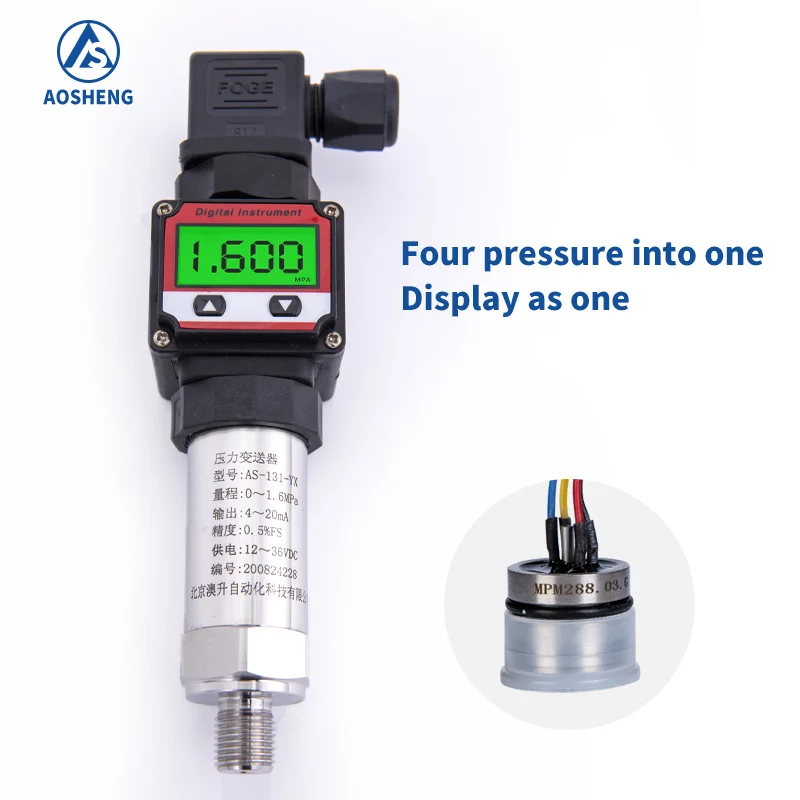 AOSHENG pressure transmitter fill fluid pressure transmitter fill fluid pressure sensor unit