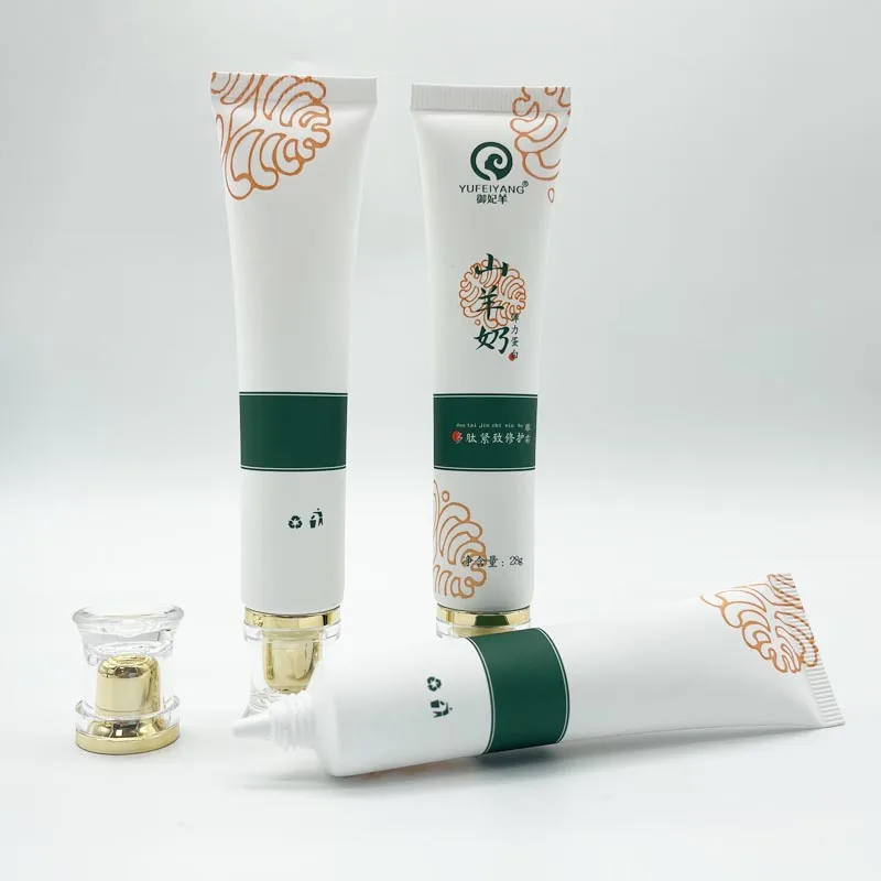 30ml Tip nozzle serum tube empty soft tube eye cream plastic tube with 2mm mouth hole