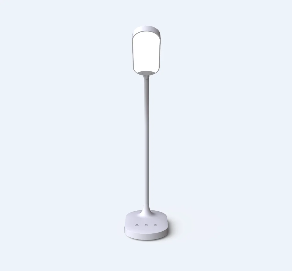 Portable LED reading lamp with sensor touch