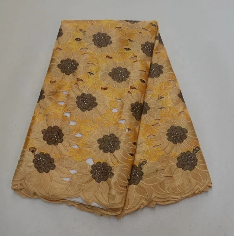 AG7249 swiss voile lace embroidered dress african lace fabrics 5 yards