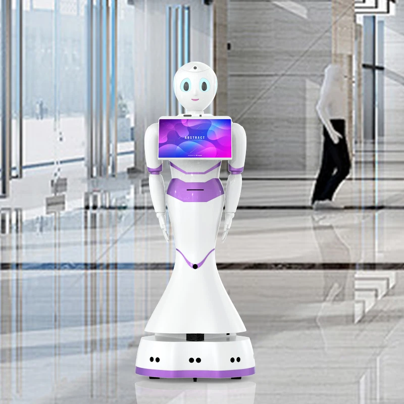 Reeman Intelligent Welcome Waiter Robot Commercial reception human Robot Open SDK Guide Service Robot