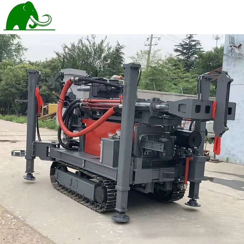 Factory Double Arm Full Hydraulic Hard Rock Drilling Machine for Sale China Water Wells Drilling Rigs 105-300 Mm 89/102 Mm 300mm
