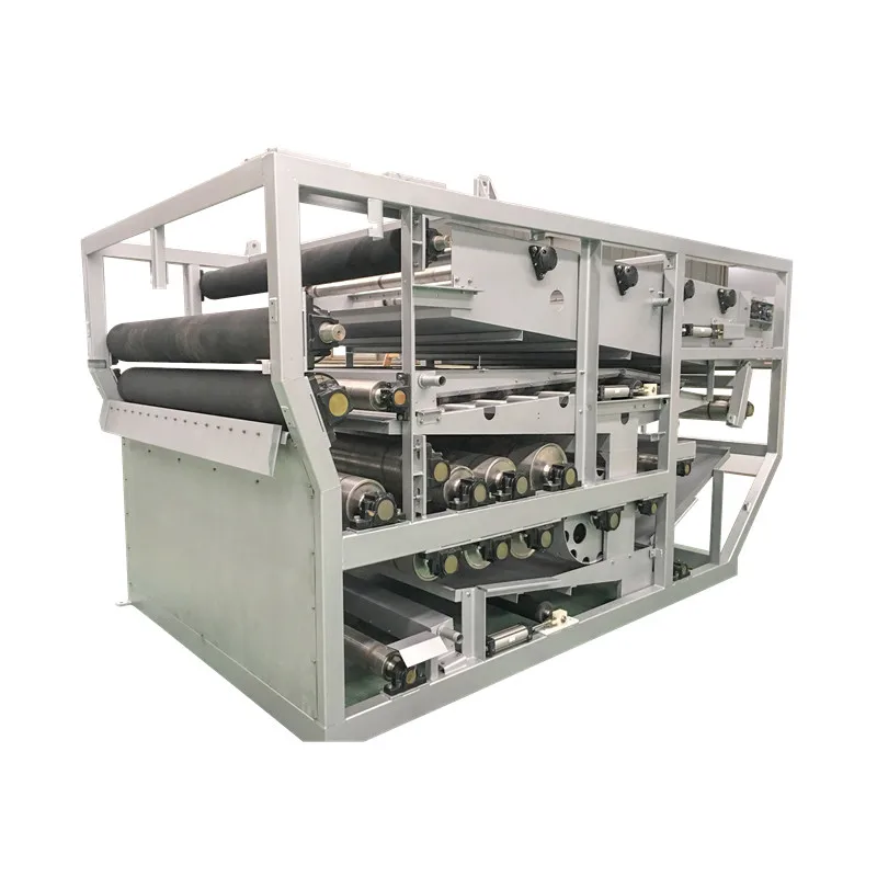 low energy consumption small sludge dewatering mud vacuum belt filter press for wastewater treatment and disposal plant
