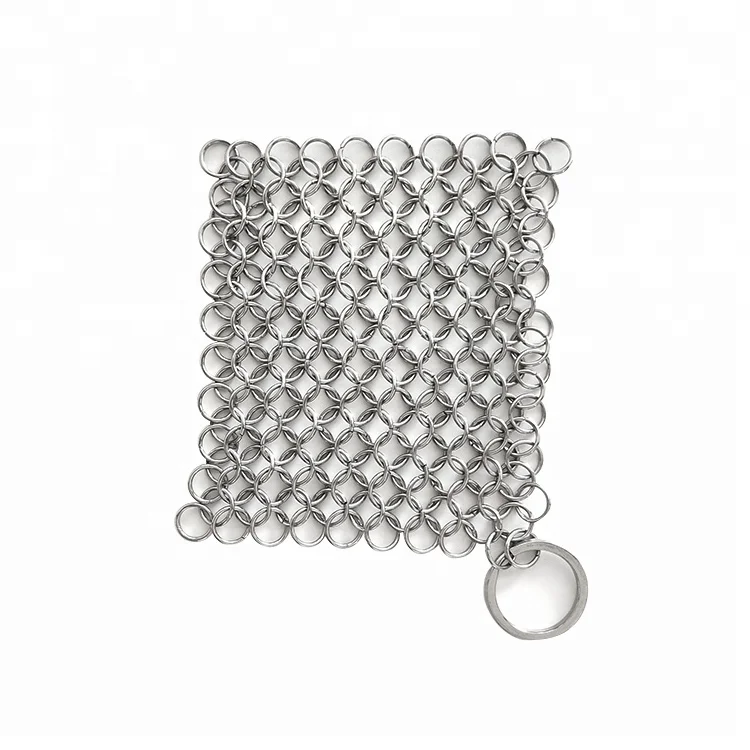 high quality and low price kitchen ring chainmail scrubber for kitchen