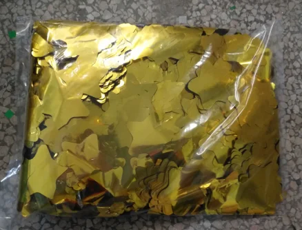  Огнестойкая звезда золотая металлическая бумажная фольга конфетти для пушки попперы