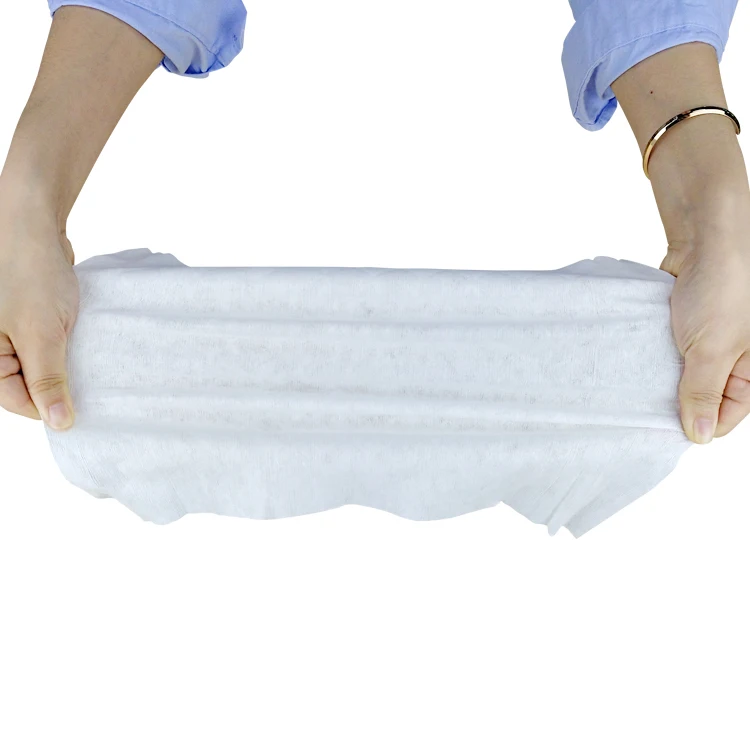 Perfectbio custom Wood pulp and viscose use Washable and Flushable spunlace nonwoven fabric for Toilet wipes