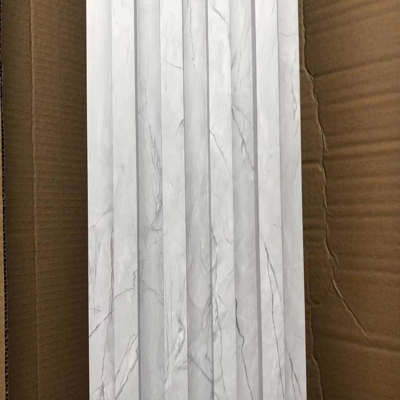 pvc  ceiling designs marble wall panel for living room bathroom Indoor WPC Slat Partition Wall PVC Panels interior wall