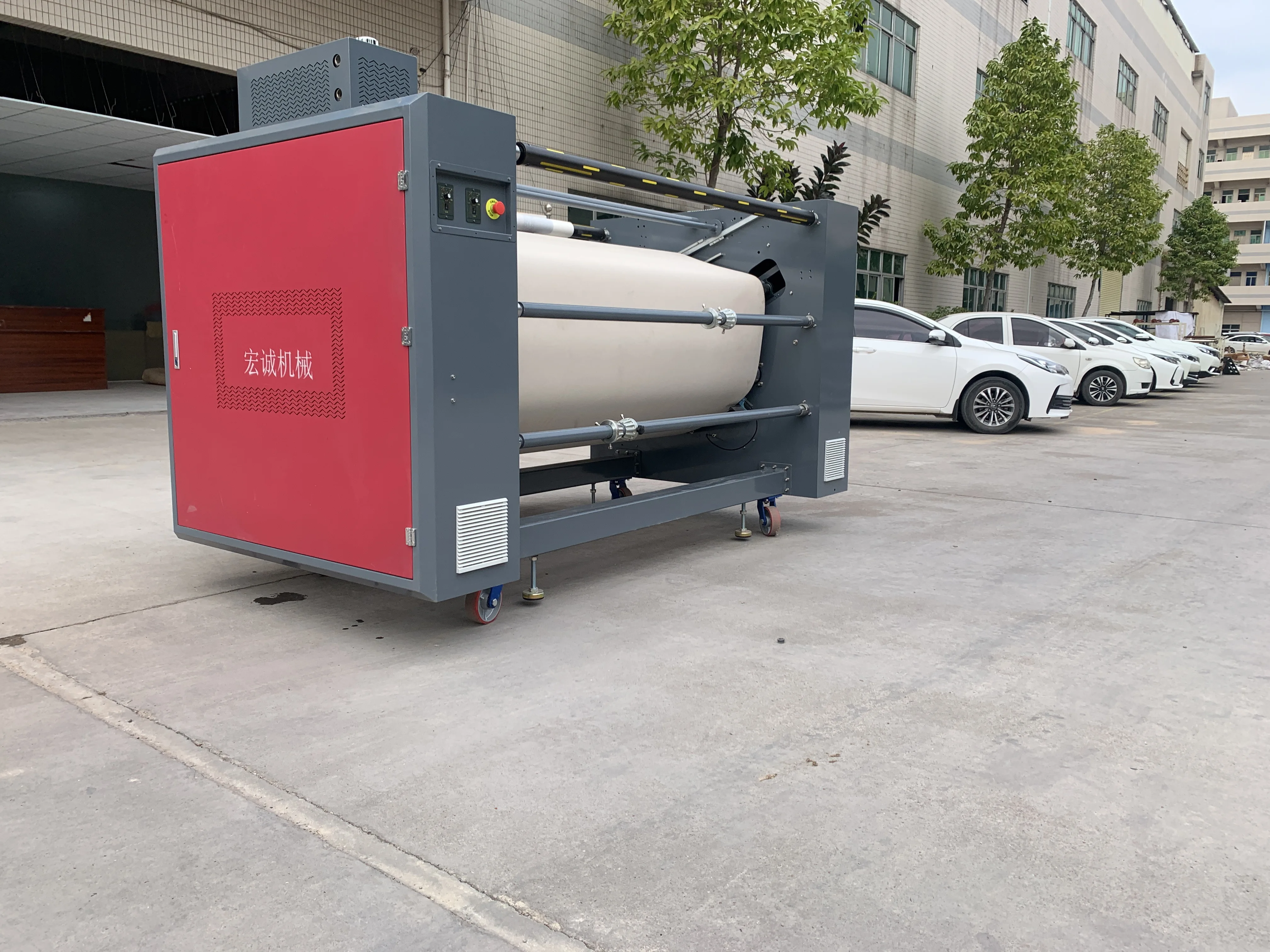 New Calandra Roll To Roll Heat Press Printing Transfer Paper Rotary Fabric Sublimation Machine Calandra