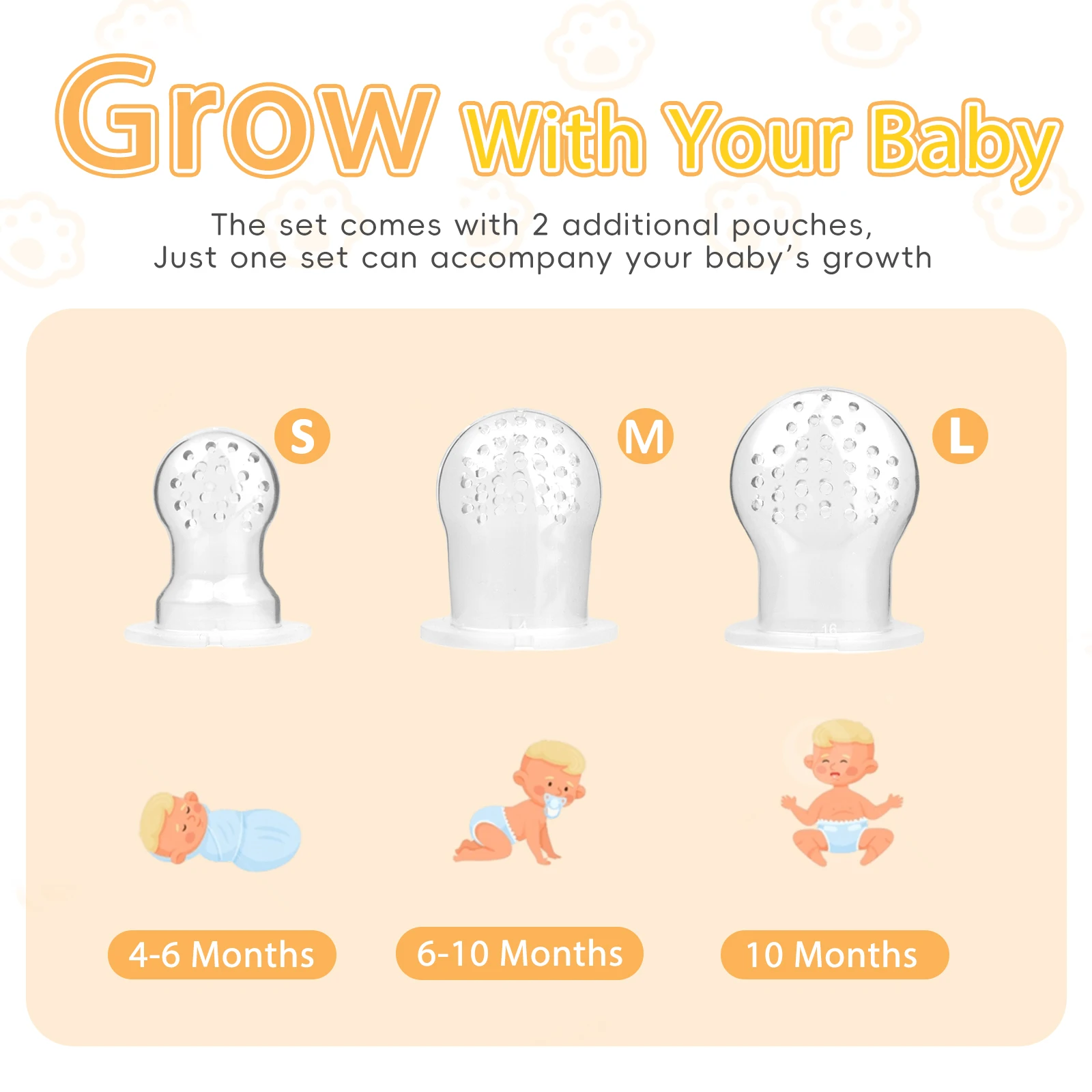 Silicon Baby Tteether 2024 Baby Fruit vegetable Feeder Pacifier Foodie Feeder Trending New Baby Bpa Free