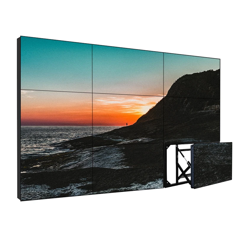LCD video wall display panel controller wall mount bracket full color 1080p seamless monitor screen videowall