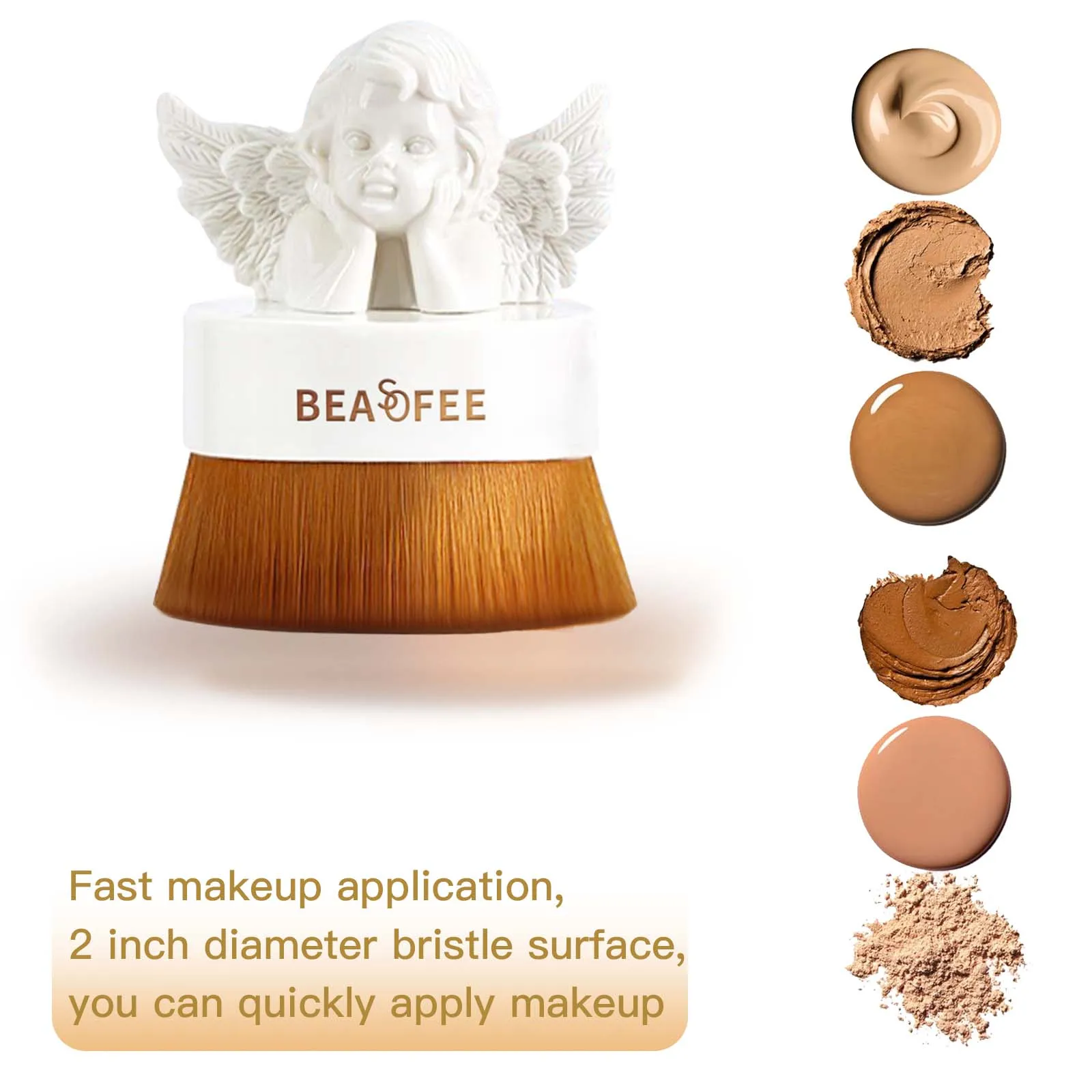 Big Flat Style Foundation Brushes Make up Dense Makeup Brush Synthetic Hair Professional Makeup brushes Kabuki