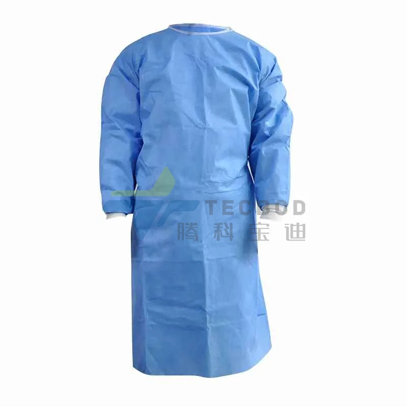 TECBOD Hospital Uniform Disposable Medical Surgical Gown AAMI Level 3