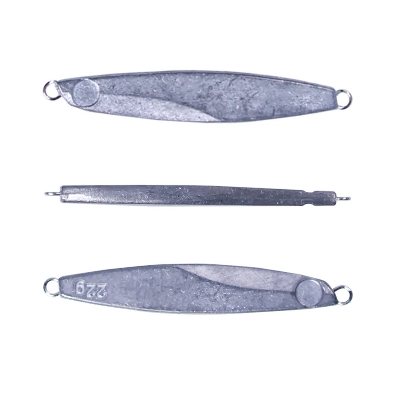NEW unpainted metal jig lure7g-40g fishing long jig slow pitch jig fast sinking