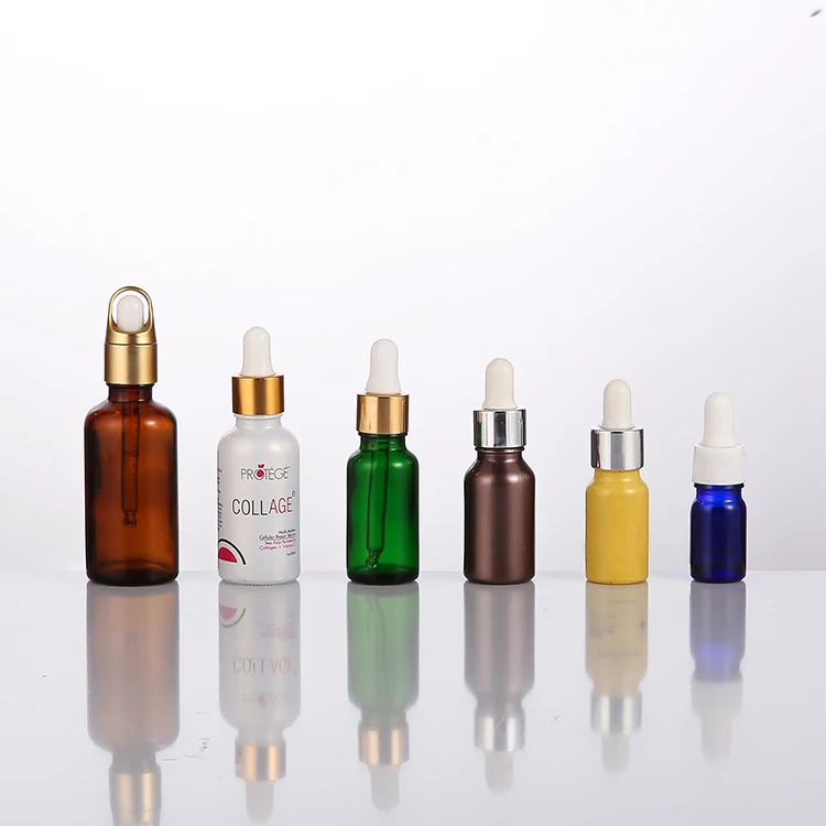 nature olive essential Oil small glass dropper bottle cosmetic