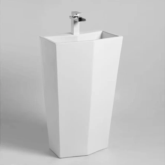 Bathroom Unique Pedestal Basin Free Standing for Construction Industries