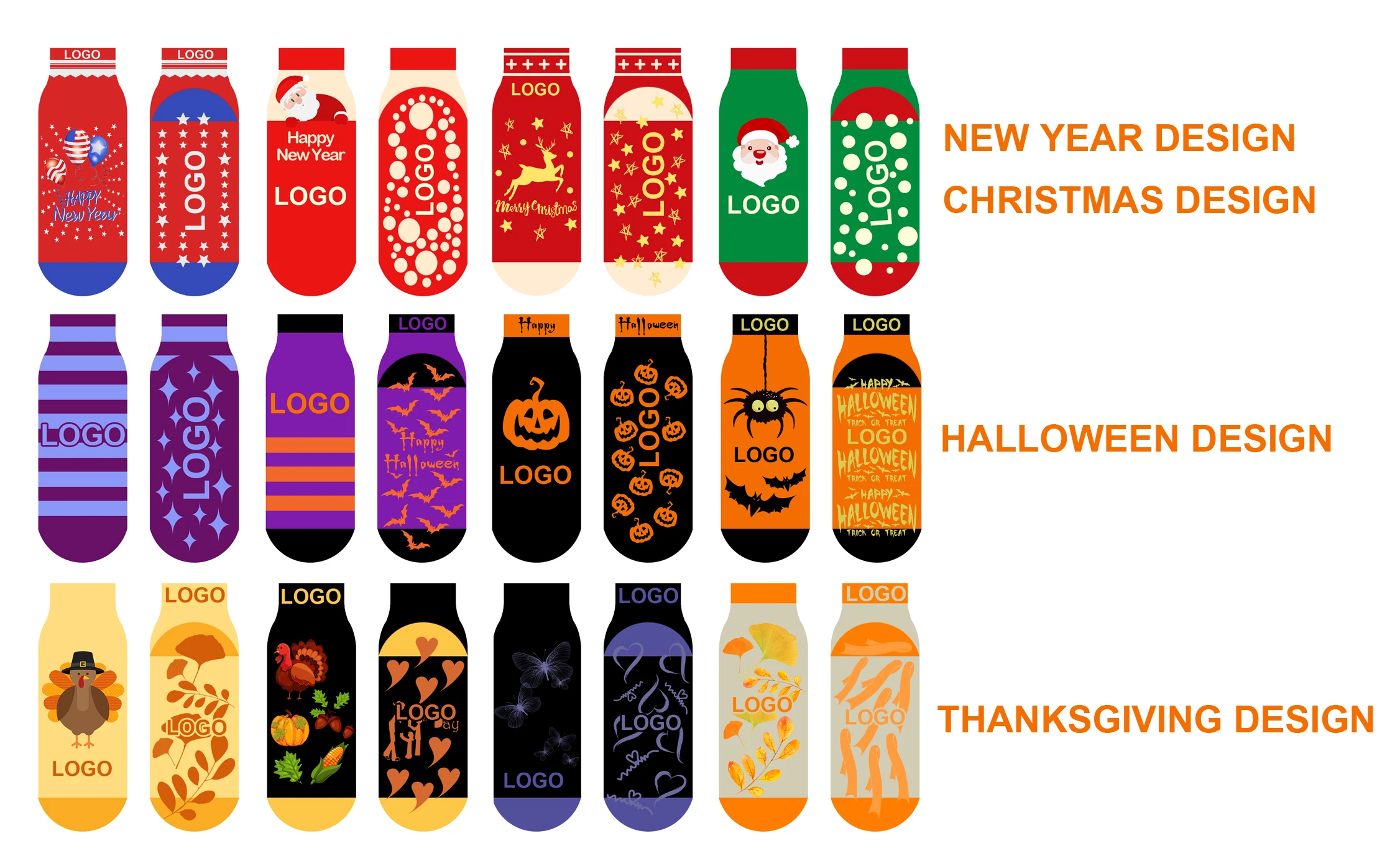 Custom Trampoline Grip Socks Adults Non Slip Trampoline Jump Grip Socks With Design Your Own Logo