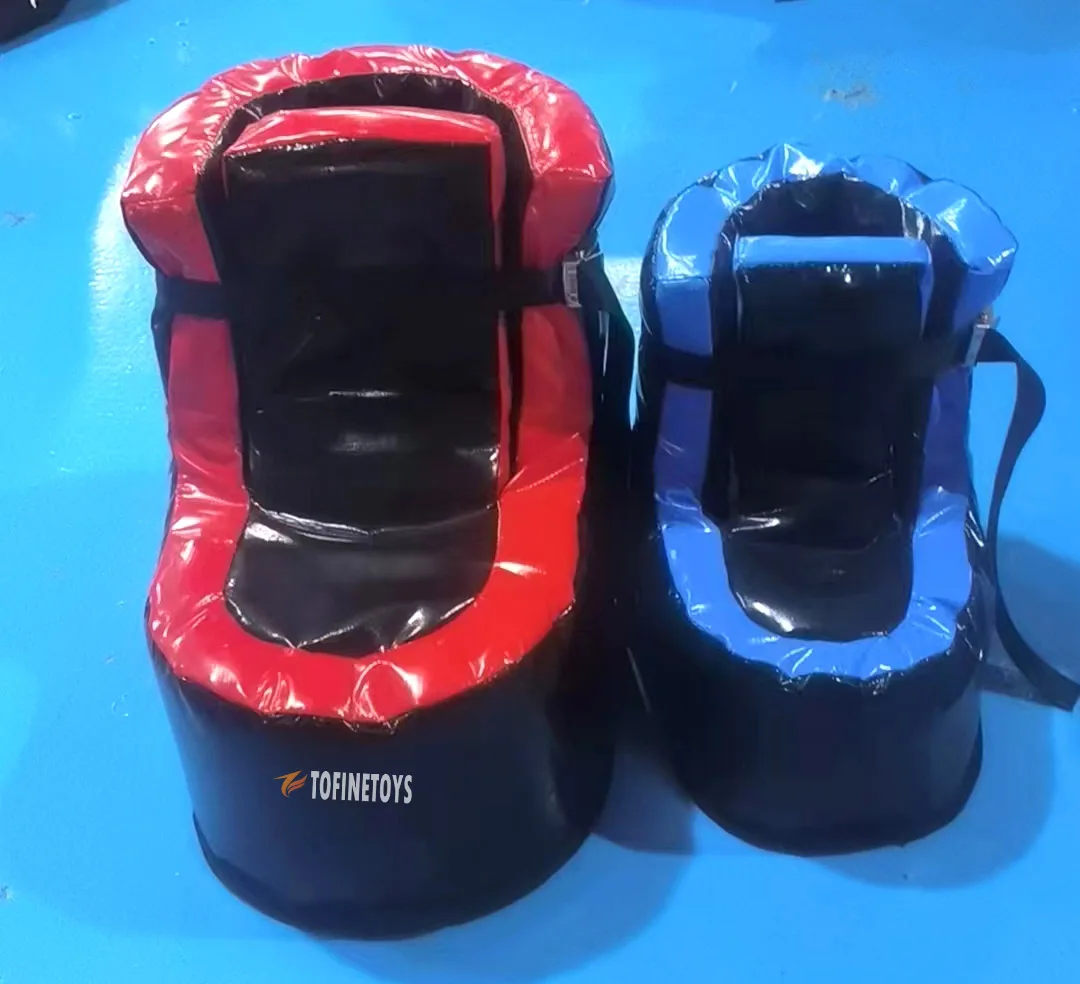 Team Building games Giant Inflatable PVC Soccer Shoes sponge big football shoes for sale