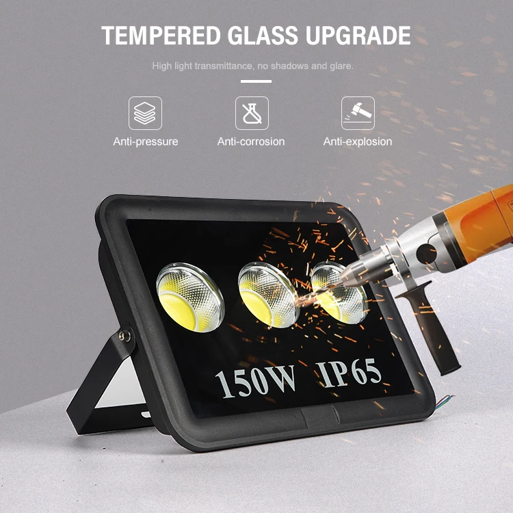 WOLI Lighting Aluminum Ip65 Waterproof Outdoor 50w 100w 150w 200w 300w 400w 500w 600w 800w Led Flood Light