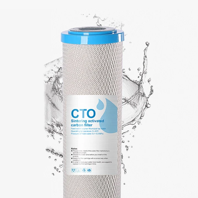 Inline CTO Carbon Block Filter Cartridge