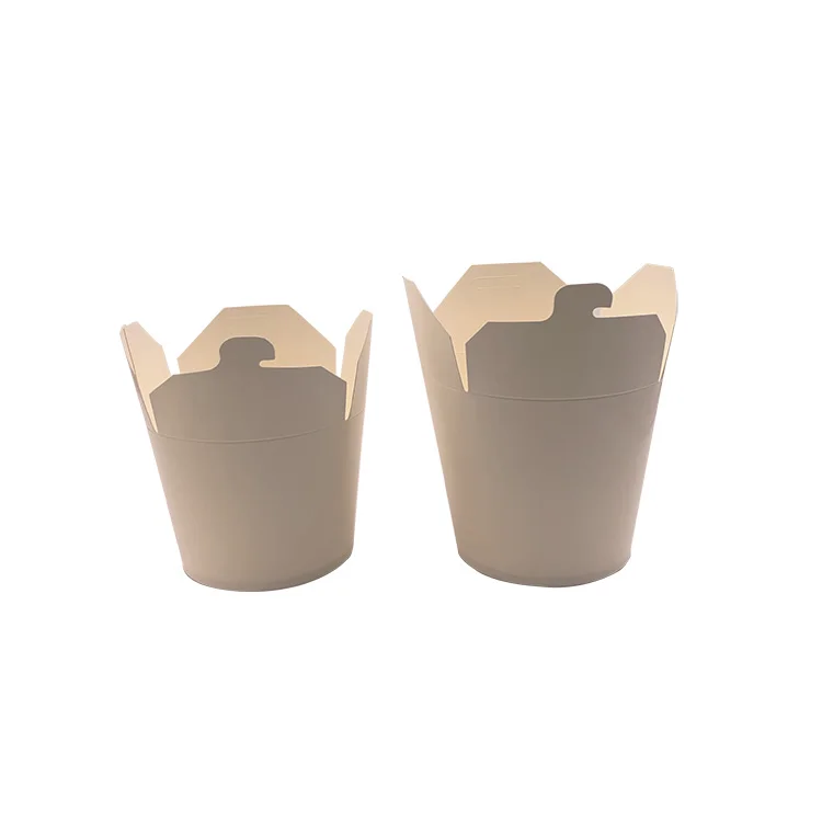
Paper Round Bottom Noodle Box/Food Pail 