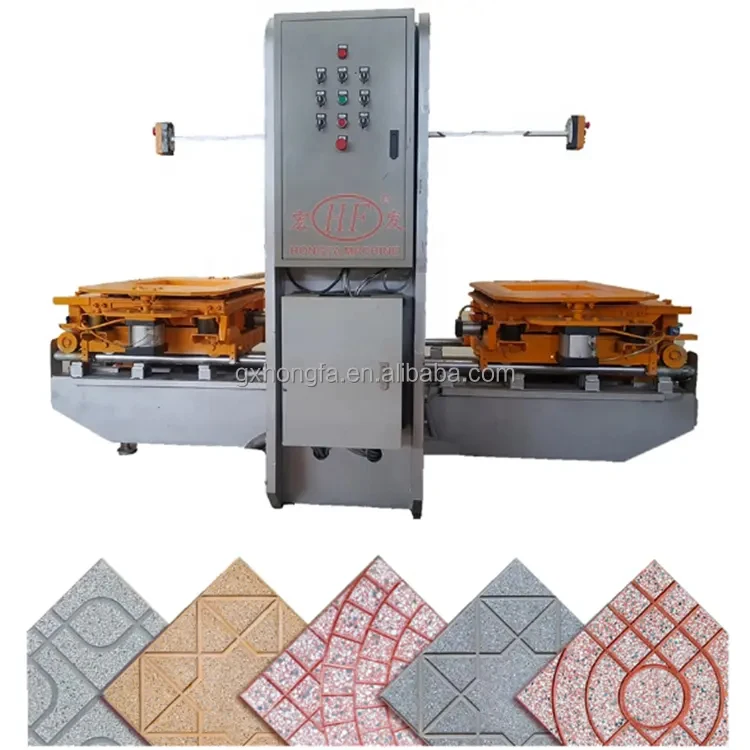 Terrazzo Tuff Tile Block Machine De Fabrication De Brique Maker Equipment Maquina Bloquera Ponedora For Casting Supplier Fabrica