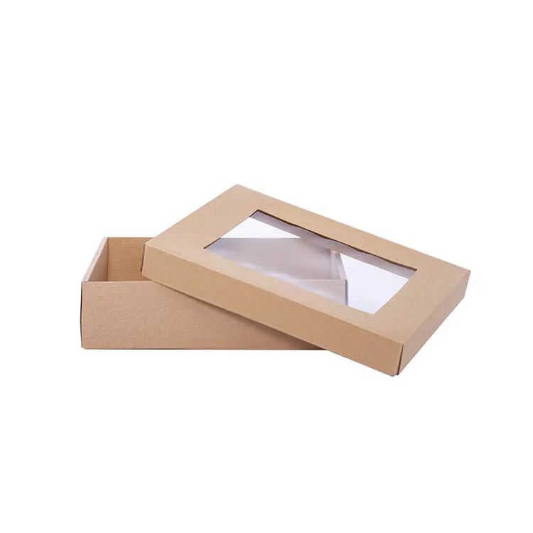 Foldable empty apparel garment clothes magnetic gift paper packaging box custom logo with window for baby clothes and garments