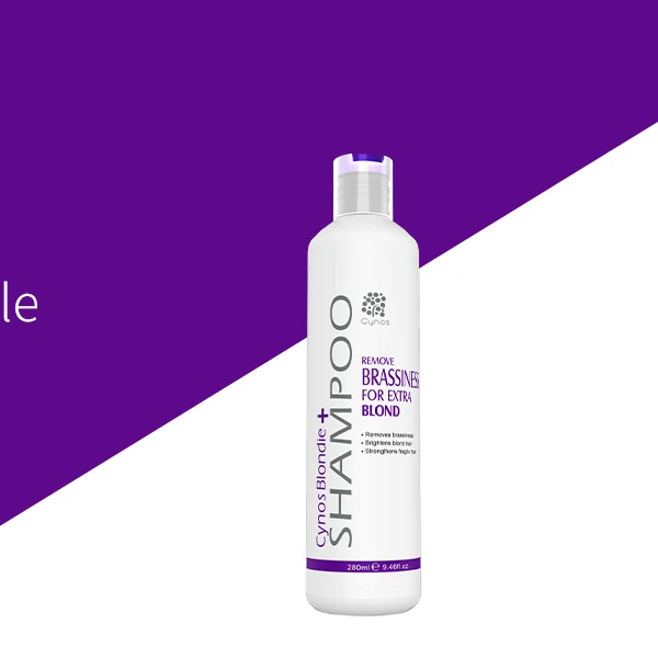CYNOS private brand best blonde shampoo  remove brassiness Silver Shampoo Purple shampoo
