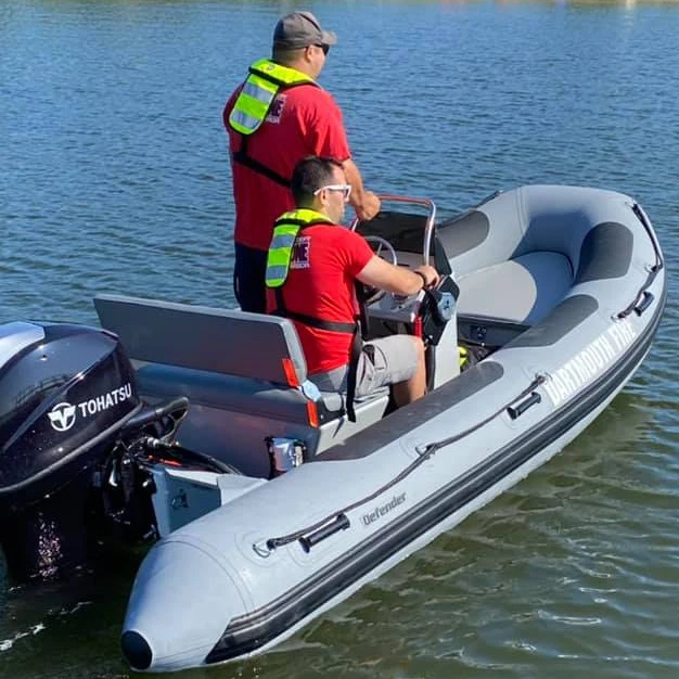 Wholesale High Quality Inflatable RIB Rescue Boat of 550cm 7 Persons 1.2mm Pvc Hypalon for Sale