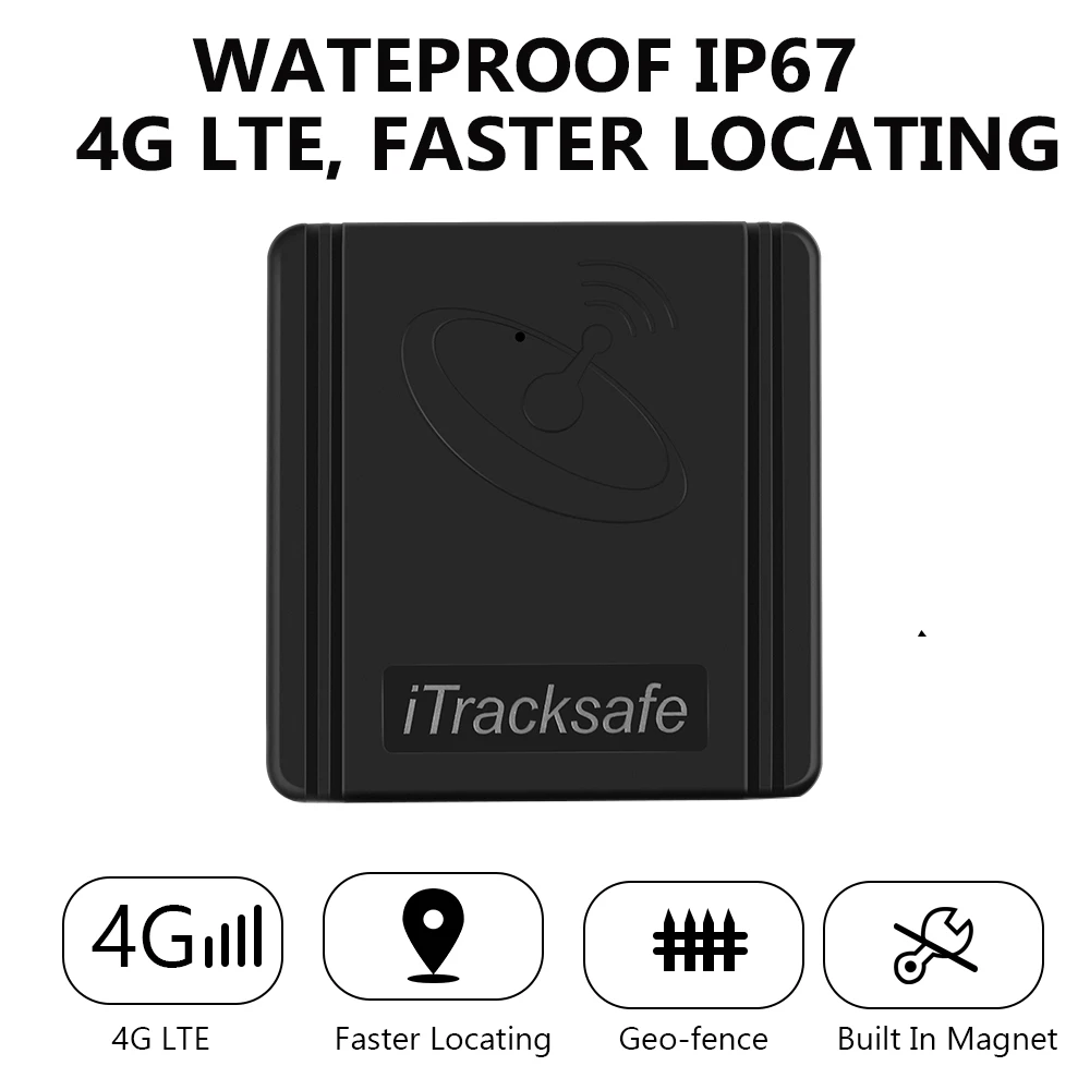 iTracksafe 10000mah best 4g lte mini longlife battery wireless gps car tracker