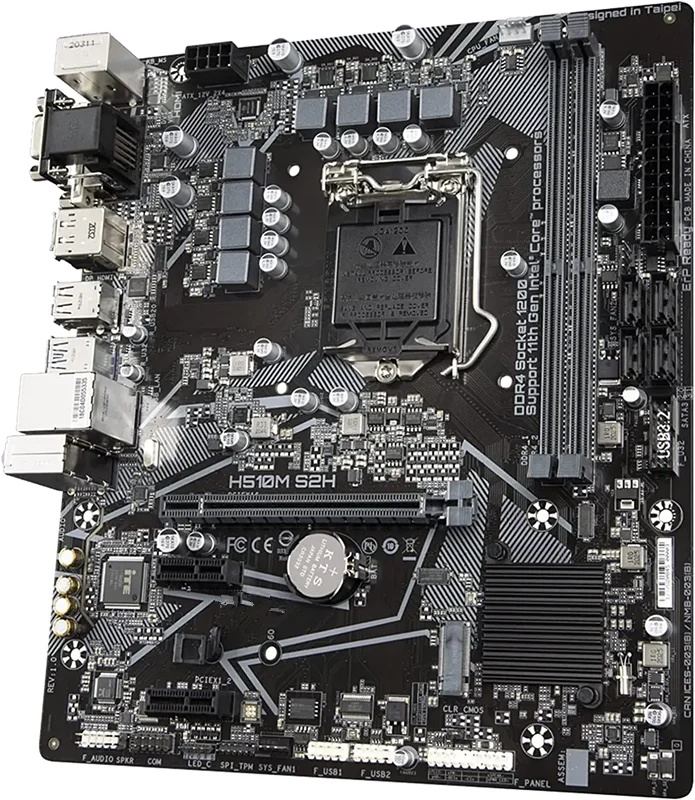 Материнская плата H510M S2H оригинального бренда LGA 1200 ATX настольная
