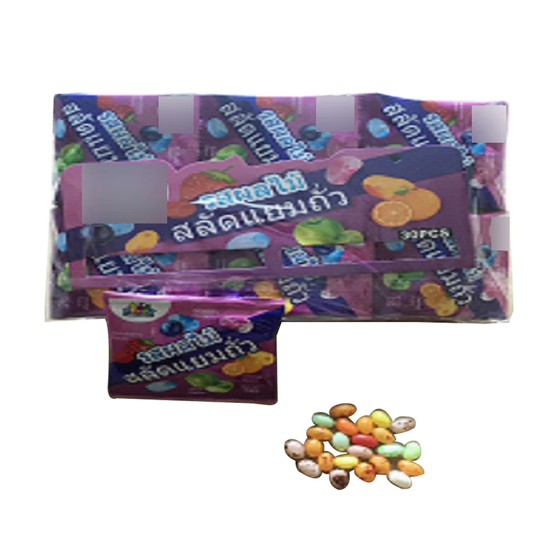 Sweet Delicious Mini Jelly Beans Candy in Bag Package Factory