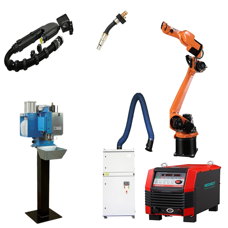 KUKA KR 8 R2010-2 Robot-Assisted Robotic System Efficient ARC MIG Welding Equipment Linear Guide Rail Automatic New KUKA KR 8