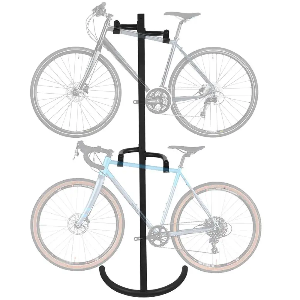 2022 Bike Rack Park Garage Bicycle Rack Floor Gravity Parking Rack  Bike Display Stand with Adjustable Hook