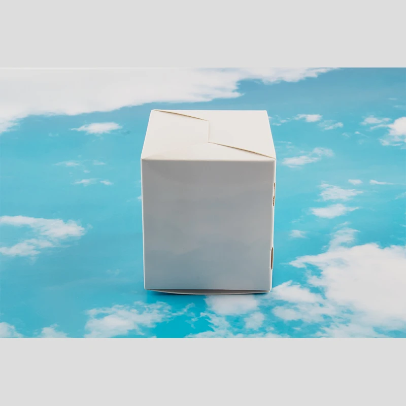 KaiMai White Party favor treat box with handle candy snack for gift birthday and other party sublimation supplies