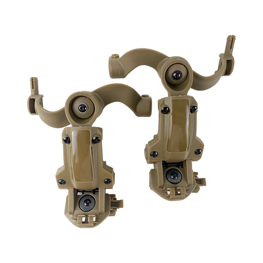 AHOLDTECH Tactical Headset Holder Fast MICH ARC rail Wendy M-LOK Rail Helmet Mount Adapter Headset Bracket for EARMOR Headphone