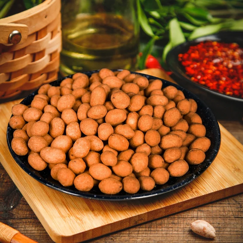 Koh-Kae 90g Delicious Roasted Peanuts BBQ Flavoured Shrimp Flavoured Beans Crunchy Hard Coated Peanut Snack in a Bag Packaging