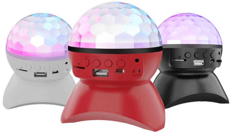 Cute Portable LED Flashing light Woofers Super Woofer Blue Tooth Speaker Custom Logo Speaker Blue Tooth Waterproof