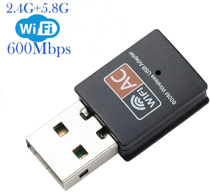 wholesale hotsales  802.11AC 600Mbps RTL8811CU Chipset  USB WiFi Dongle 2.4GHz / 5GHz Wireless USB wLan WIFI  Adapter Dual Band
