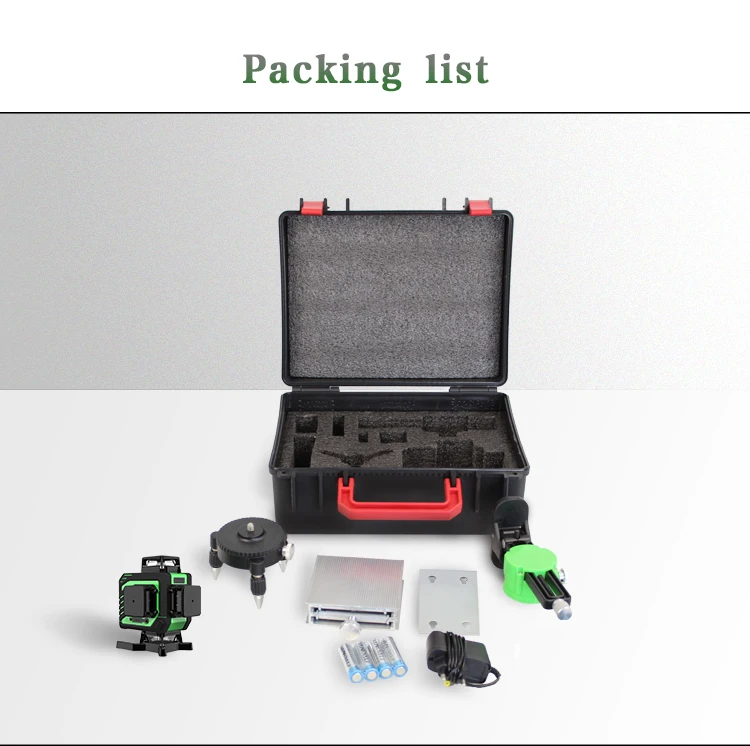 TG707 Green Beam Rotary Self-Leveling 360 Degree Horizontal&Vertical 16 Lines Laser Level 4d/TEGU 4D Laser Level/green Level