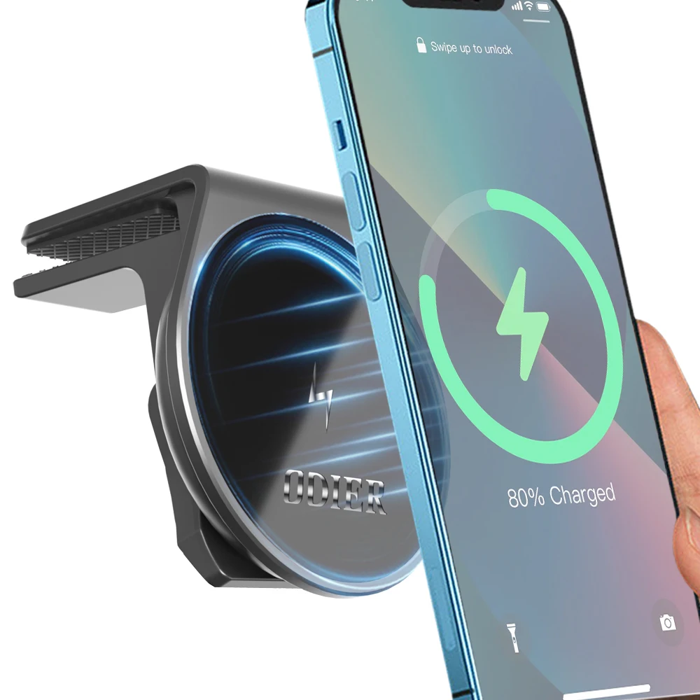 magnetic car mobile phone holder competitive price phone charger auto clamping qi car phone wireless chargers for cars