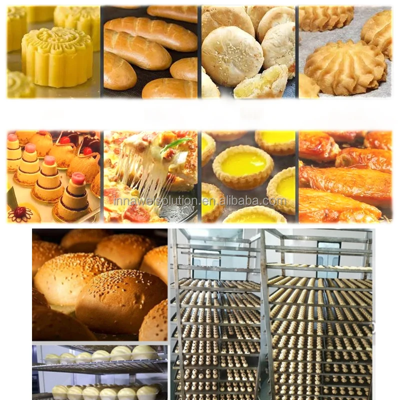 Automatic Commercial 64 32 Trays Rotary Rack Oven   electric/GAS / DIESEL ROTARY RACK OVEN