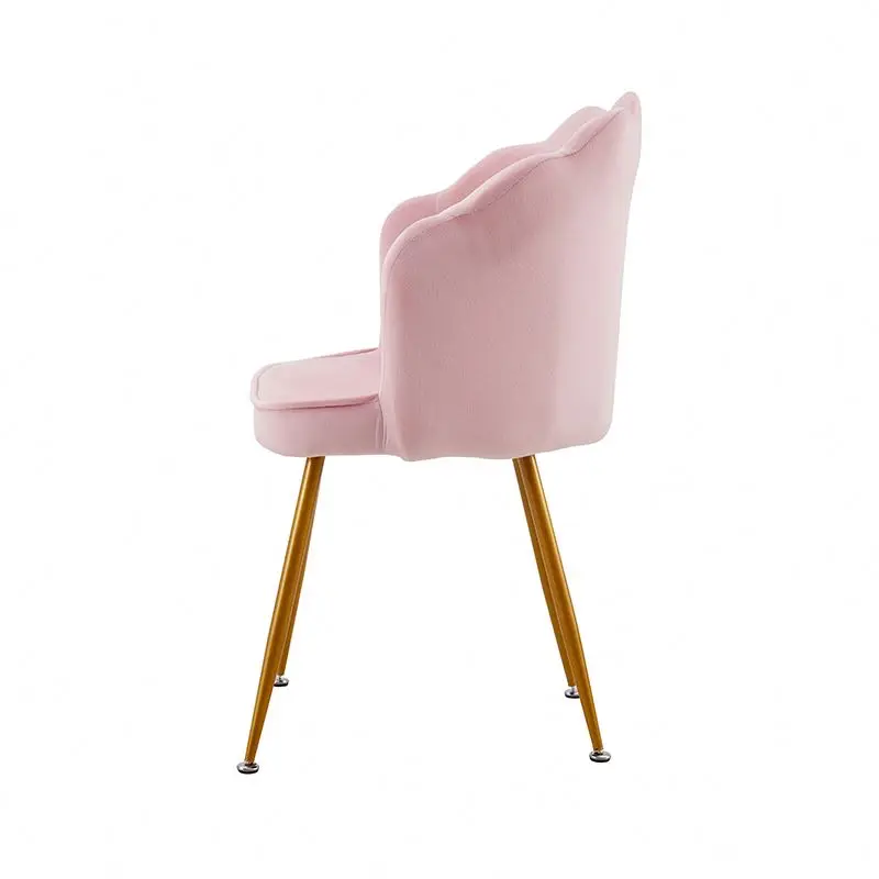 green velvet cover velvet blue velvet office chair Dining Room Dining Chair Living Room Pink Accent Chair