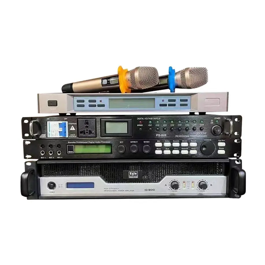 Factory Direct Professional Audio Dual Channels Amp 2 U Units Transducter Power Amplifiers  For Audio Set
