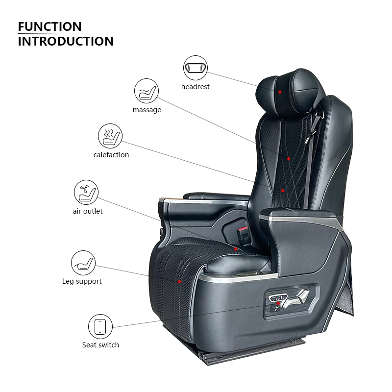 Coach Bus Comfort Used Aircraft Customized Luxury Production Line Aero Seat Car Seat For Driver Seat