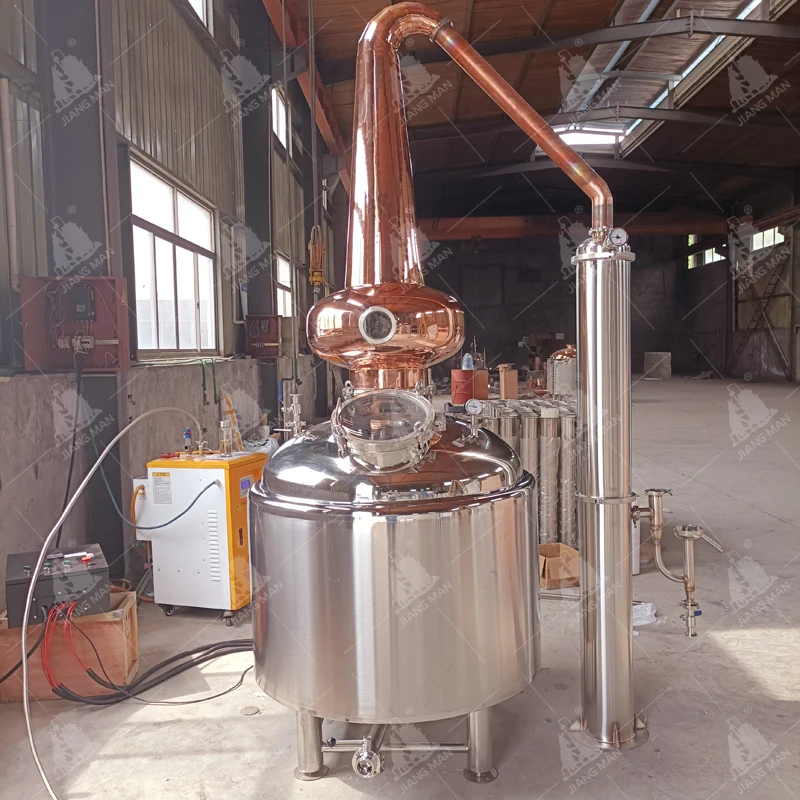 [JiangMan]-Copper Alembic Still 2000L/3000L/4000L Copper Single Malt Whiskey Pot Still
