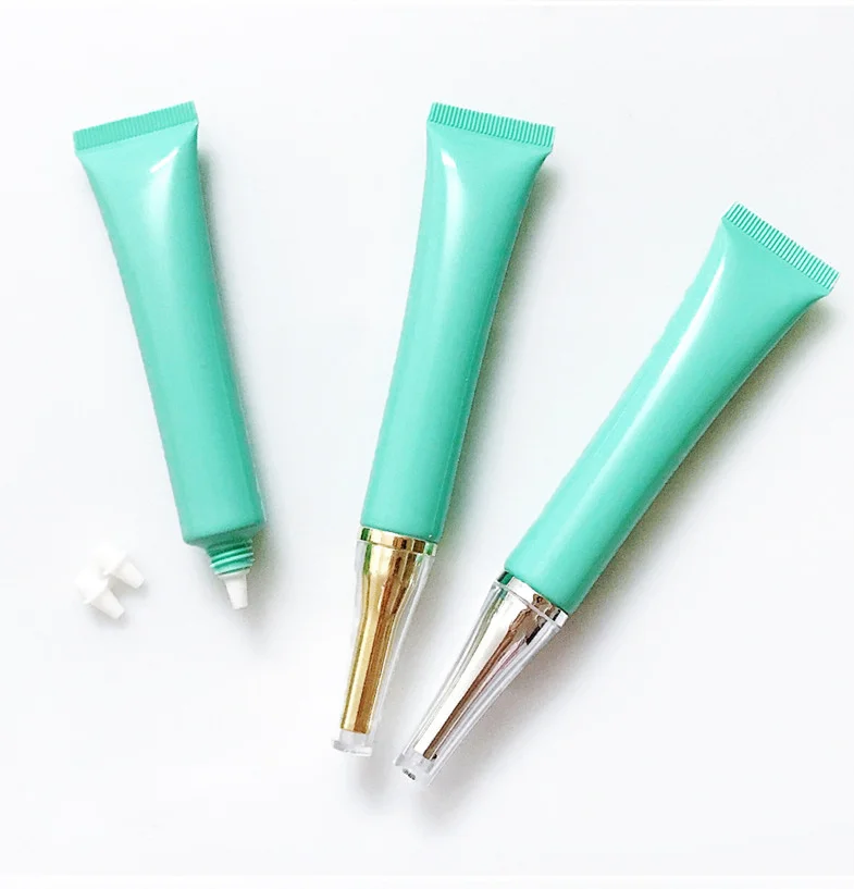 Makeup Bottle Liquid Lipstick Packaging Empty Lip Gloss Container or Square Lip Gloss Tube  Plastic Custom Hot Logo Surface